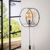 Wandlamp | Rond S | Oud zilver| 1L