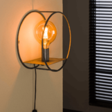 Wandlamp | Rond S | Oud zilver| 1L
