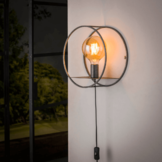 Wandlamp | Rond S | Oud zilver| 1L