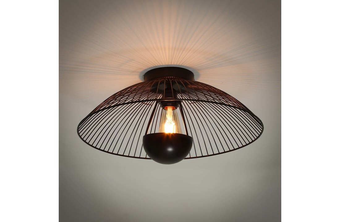 Plafondlamp spot down| Antiek koper finish