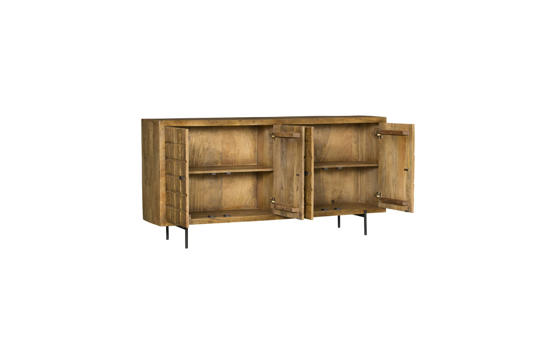 Dressoir Brandy | 220 cm | 4 deuren