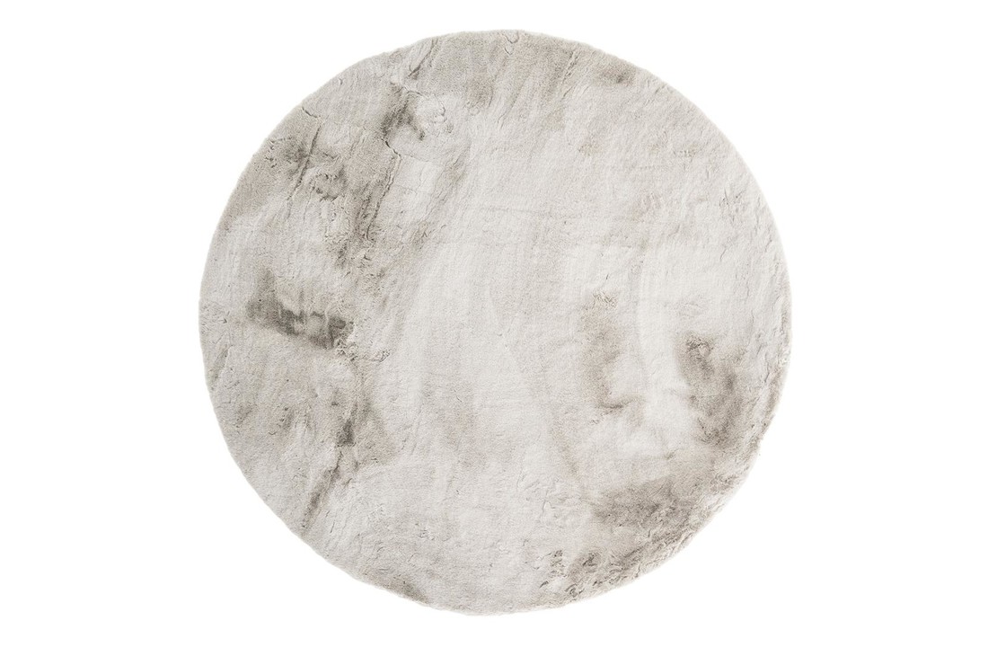 Vloerkeed Zena rond - grey