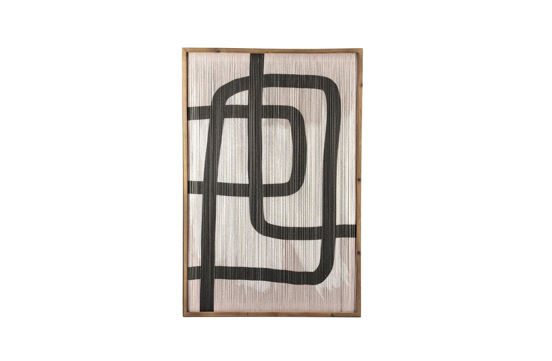 Wandpaneel Yoko small - black