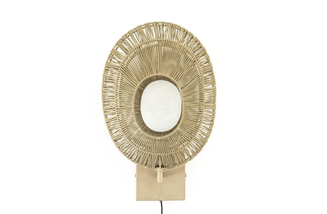 Wandlamp Ovo - natural