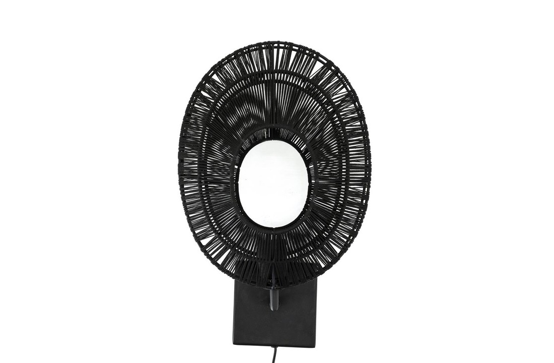Wandlamp Ovo - black