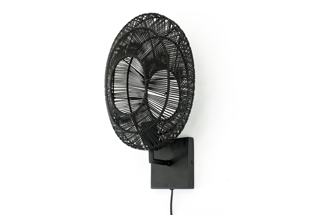 Wandlamp Ovo - black