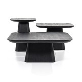 Bijzettafel Aron vierkant 40x40 zwart