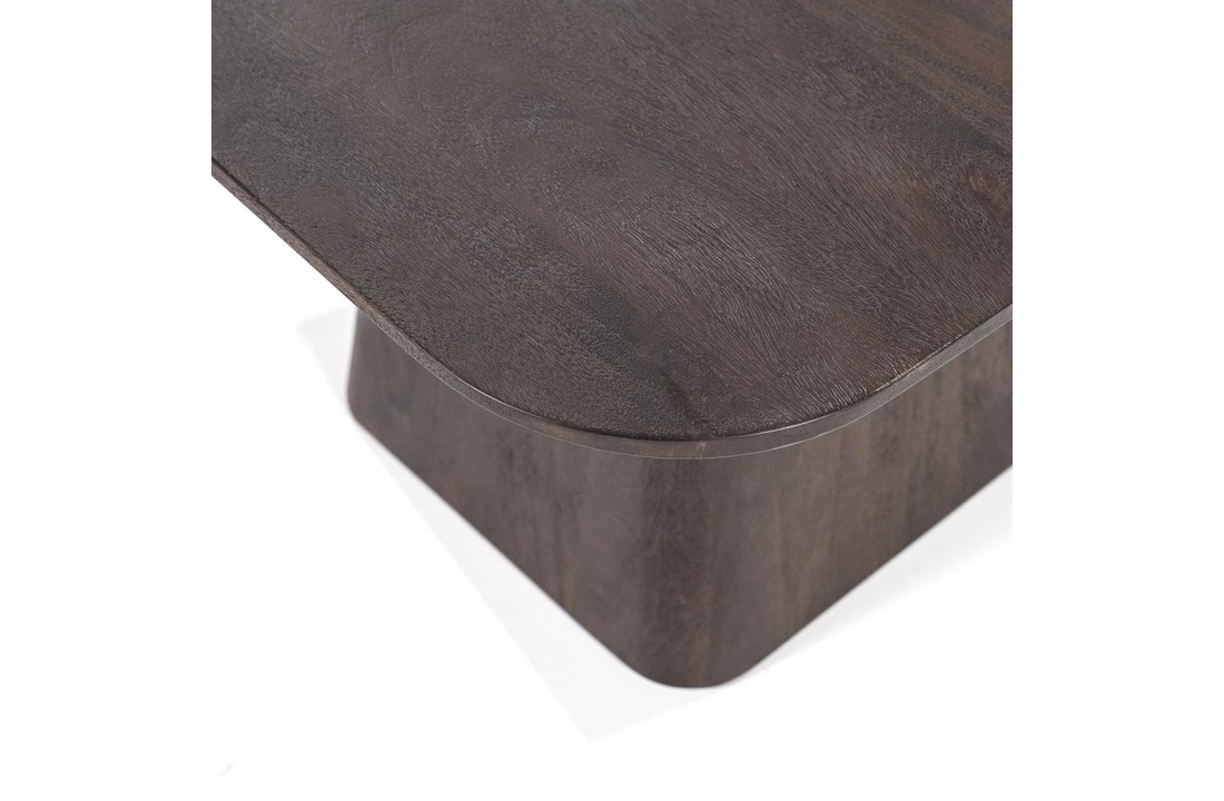 Bijzettafel Aron vierkant 60x60 - bruin