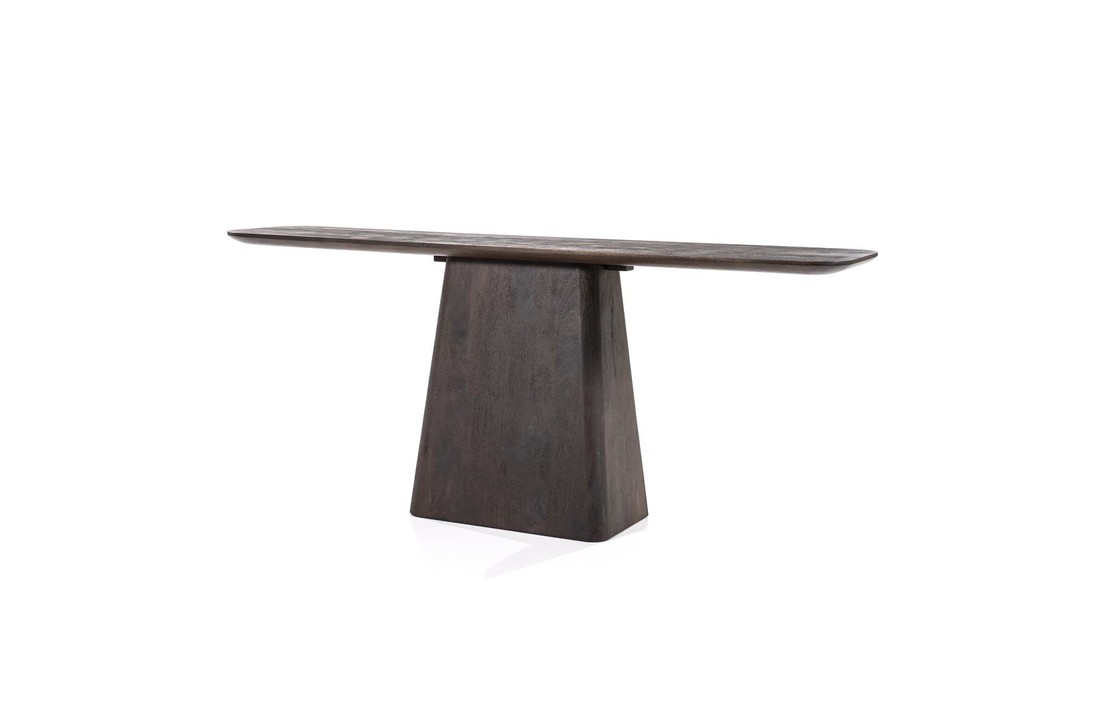 Sidetable Aron 180x40 bruin