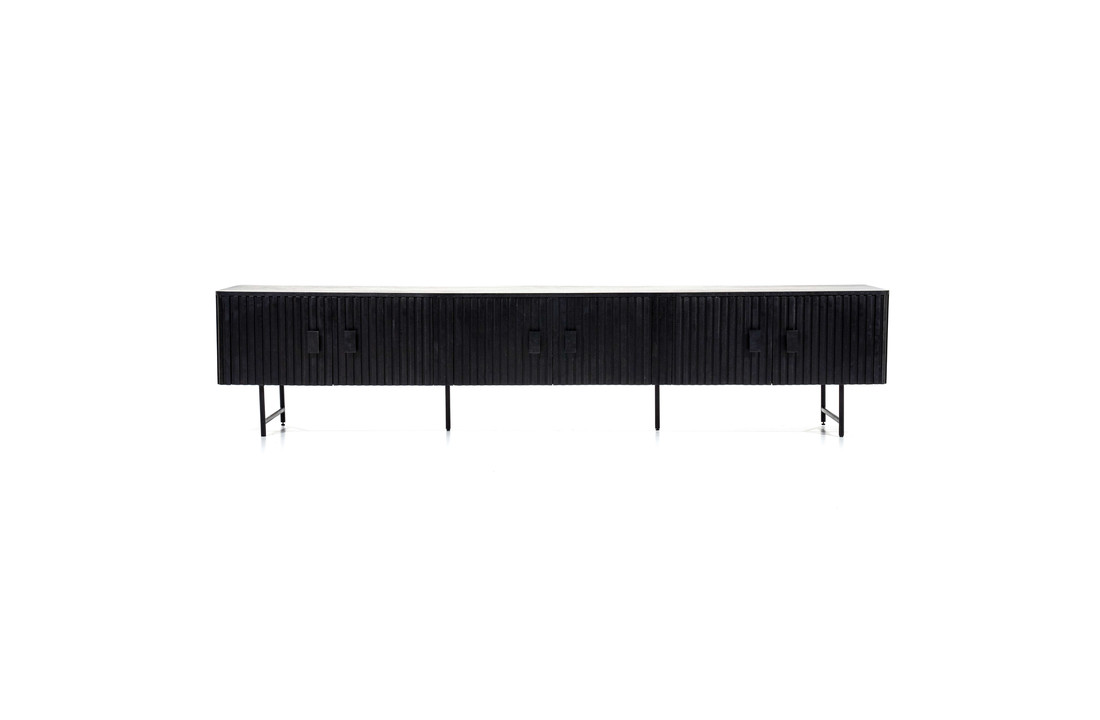 TV meubel Remi 6-drs. - zwart