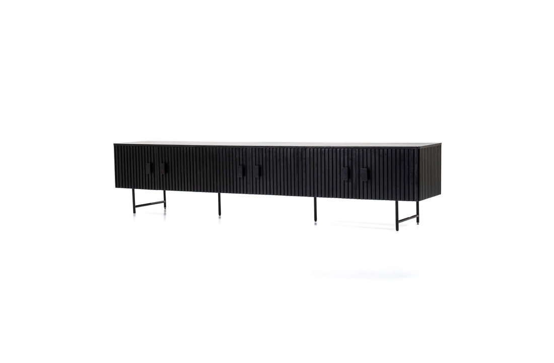TV meubel Remi 6-drs. - zwart