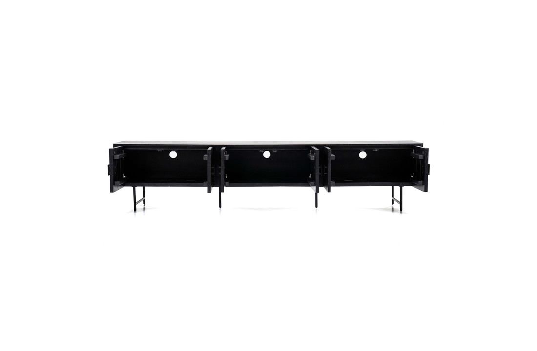 TV meubel Remi 6-drs. - zwart