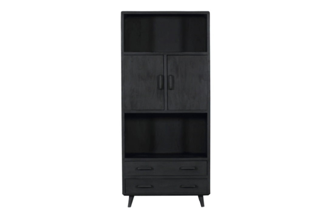 Boekenkast Omaha Black | 90 cm