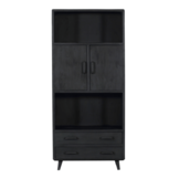 Boekenkast Omaha Black | 90 cm