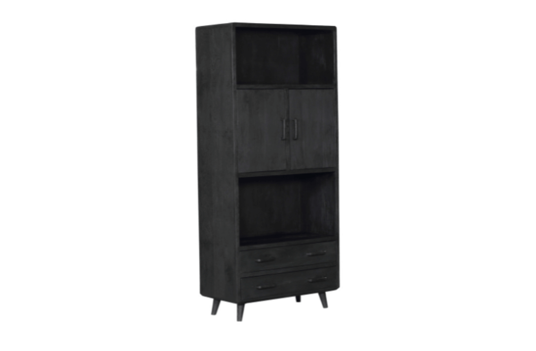 Boekenkast Omaha Black | 90 cm