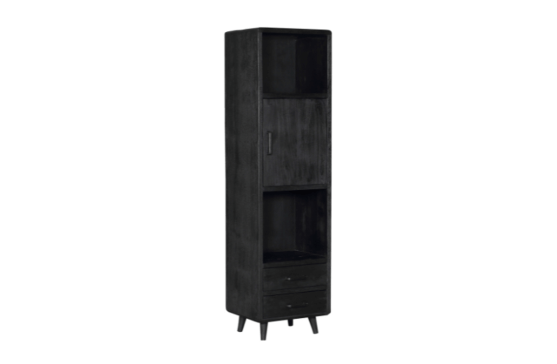 Boekenkast Omaha Black | 55 cm