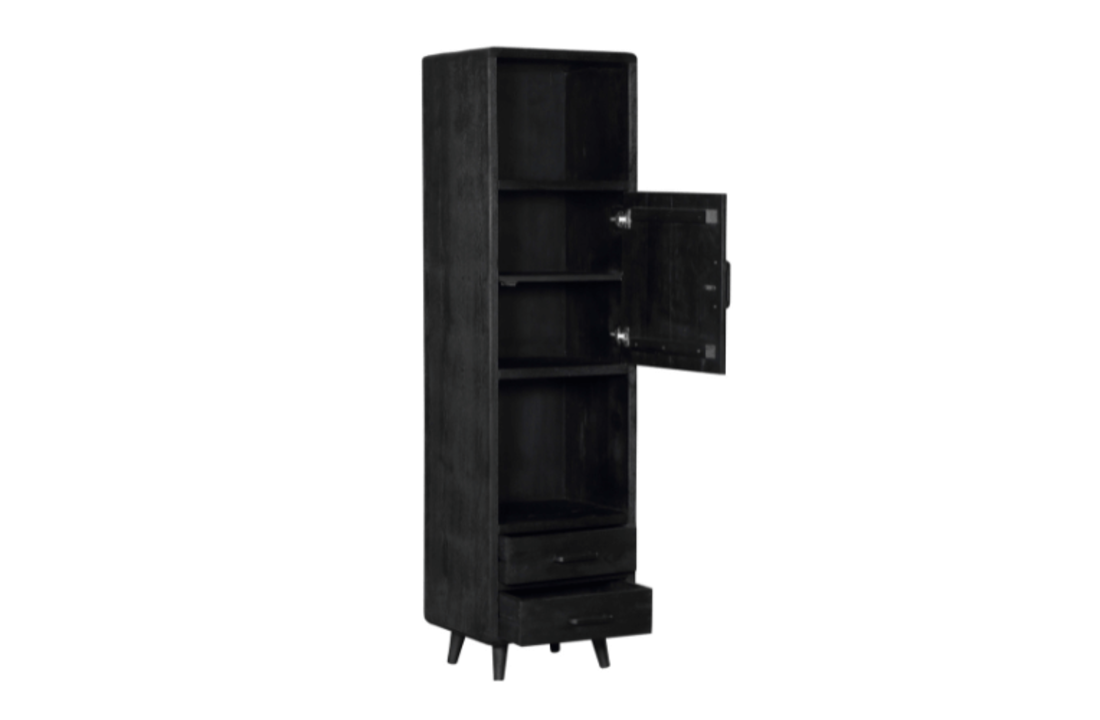 Boekenkast Omaha Black | 55 cm