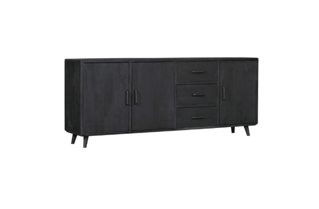 Dressoir Omaha Black | 220 cm