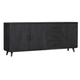 Dressoir Omaha Black | 220 cm
