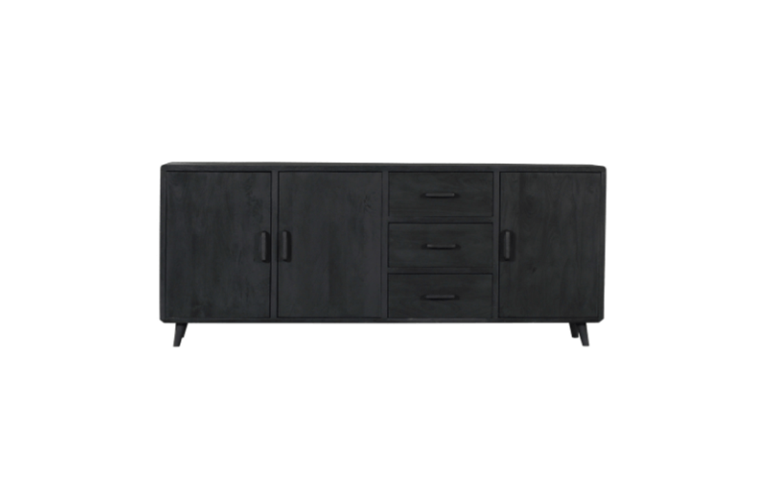 Dressoir Omaha Black | 220 cm