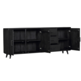 Dressoir Omaha Black | 220 cm