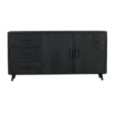 Dressoir Omaha Black | 180 cm
