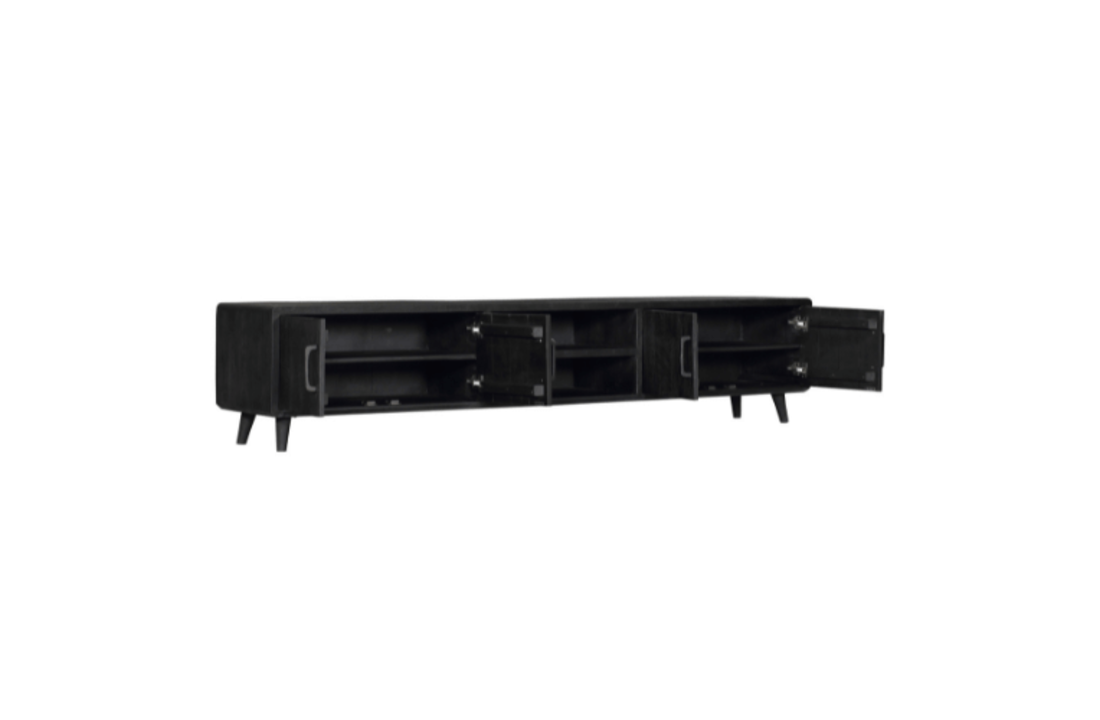 Tv meubel Omaha Black | 240 cm