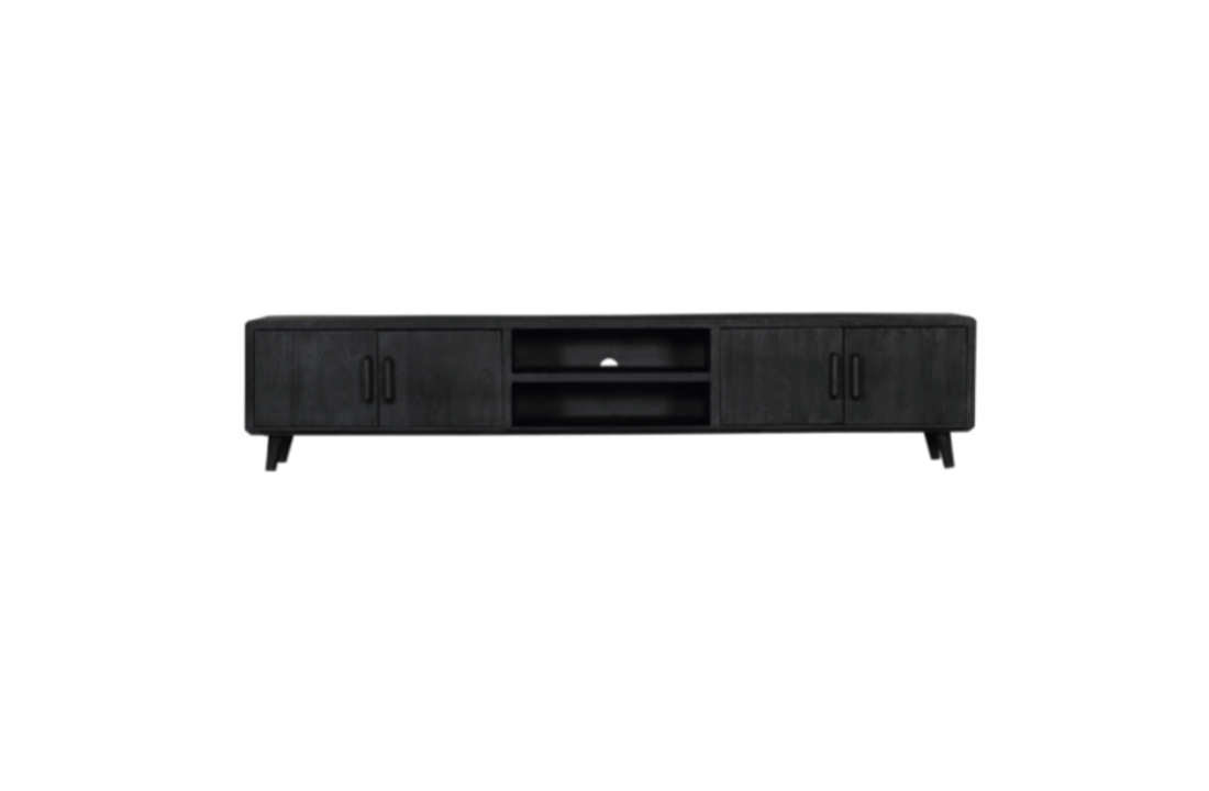 Tv meubel Omaha Black | 240 cm