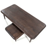 Salontafel set Jiska 130x60 / 90x45 - bruin