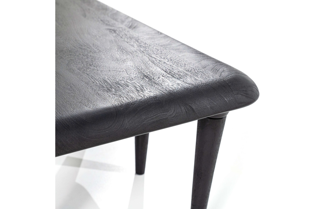 Salontafel set Jiska 130x60 / 90x45 - zwart