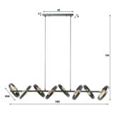 Hanglamp Hover | 8L | Charcoal