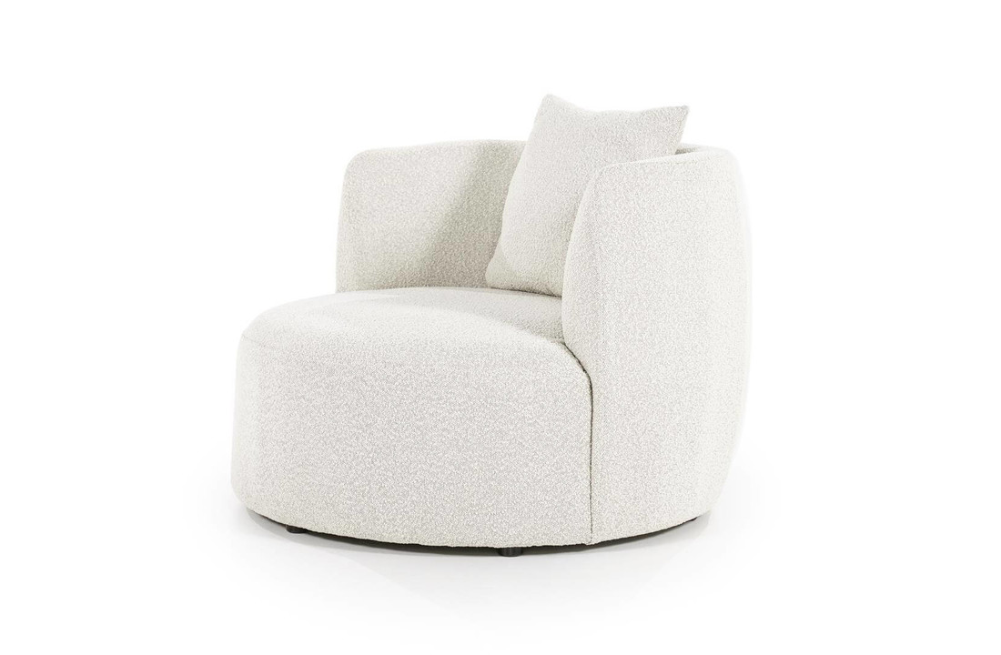 Fauteuil Louis met kussen - beige Spark