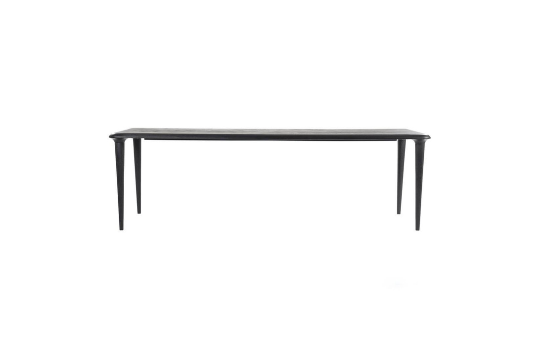 Eettafel Jiska 300x100 - zwart