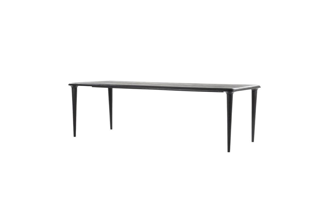 Eettafel Jiska 300x100 - zwart