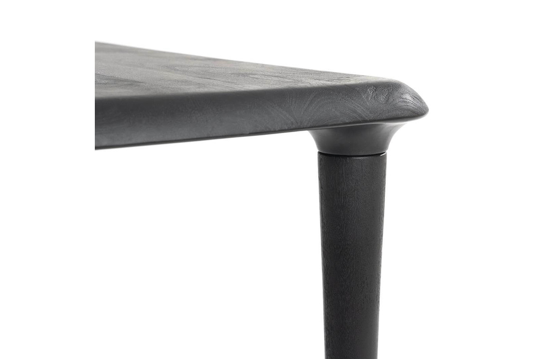 Eettafel Jiska 300x100 - zwart