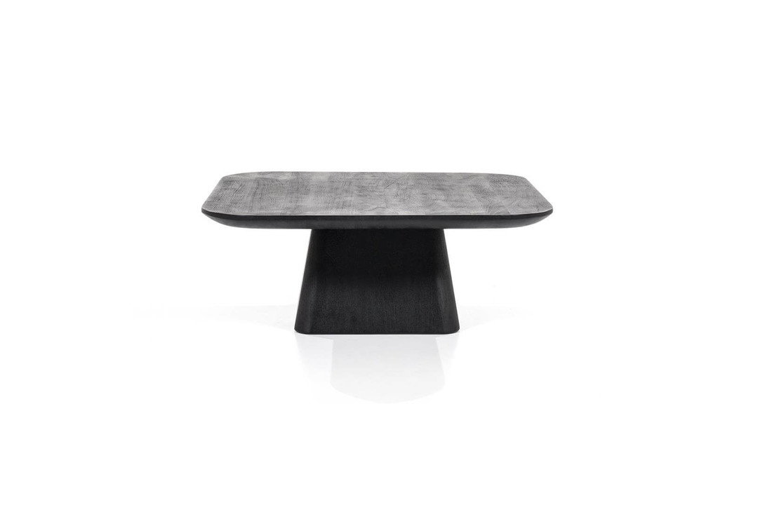 Salontafel Aron vierkant 80x80 - zwart