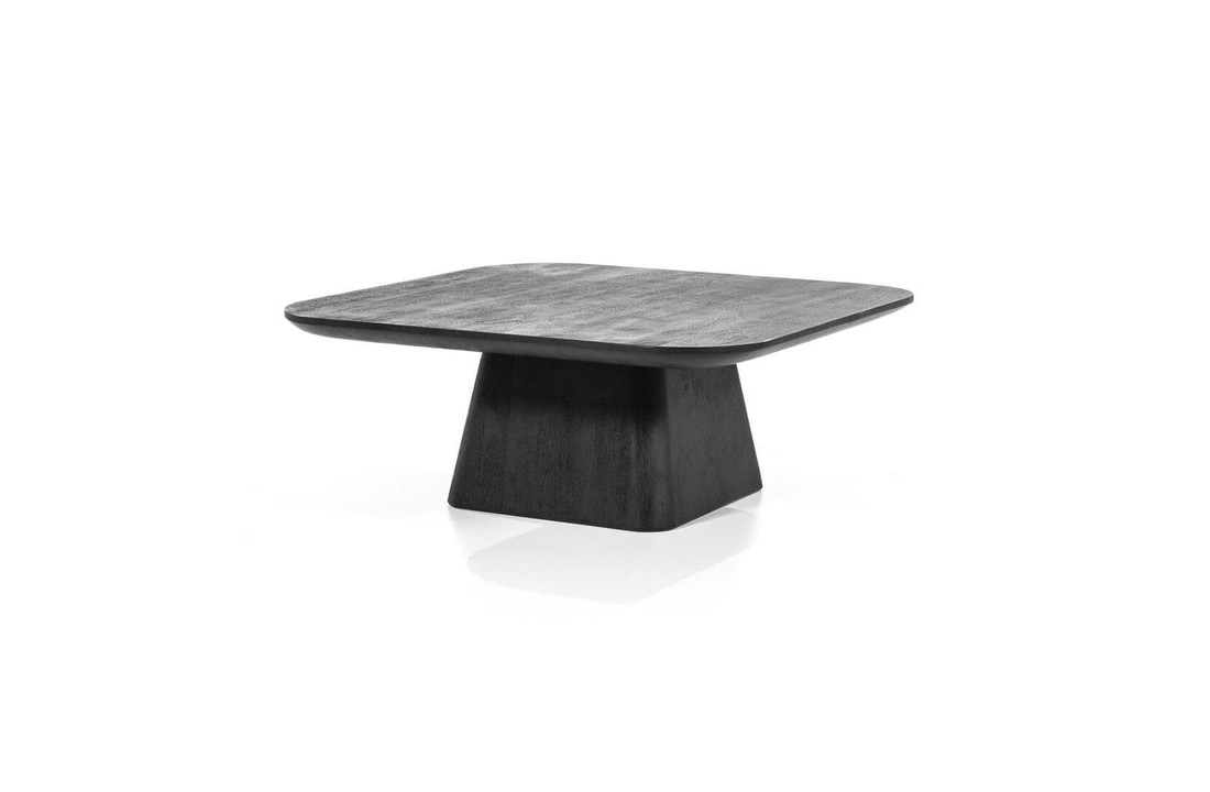 Salontafel Aron vierkant 80x80 - zwart