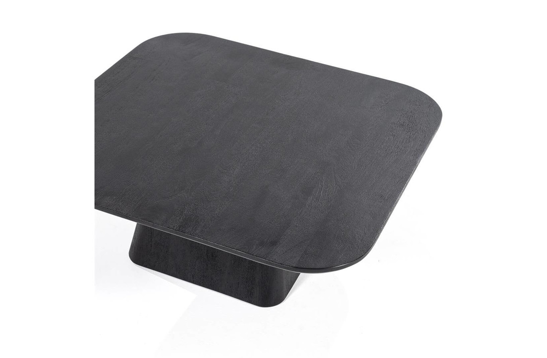 Salontafel Aron vierkant 80x80 - zwart