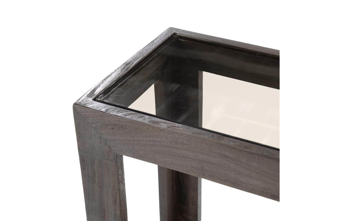 Sidetable Liam 120x35x75 - bruin