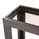 Sidetable Liam 120x35x75 - bruin