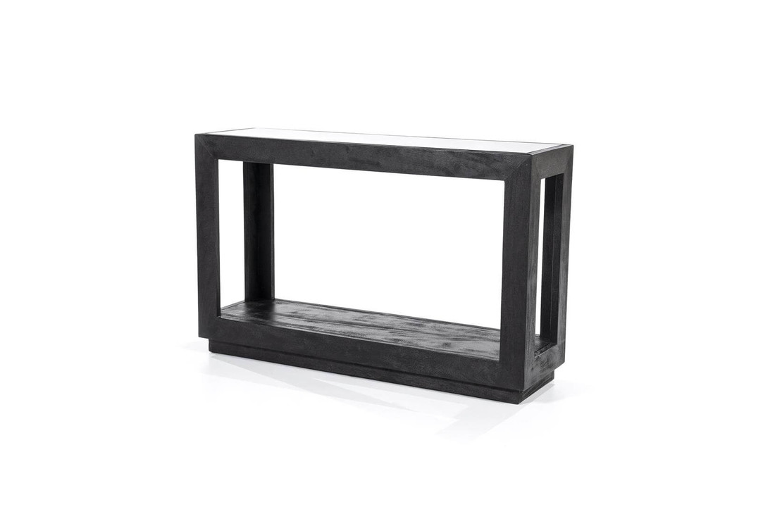 Sidetable Liam 120x35x75 - zwart
