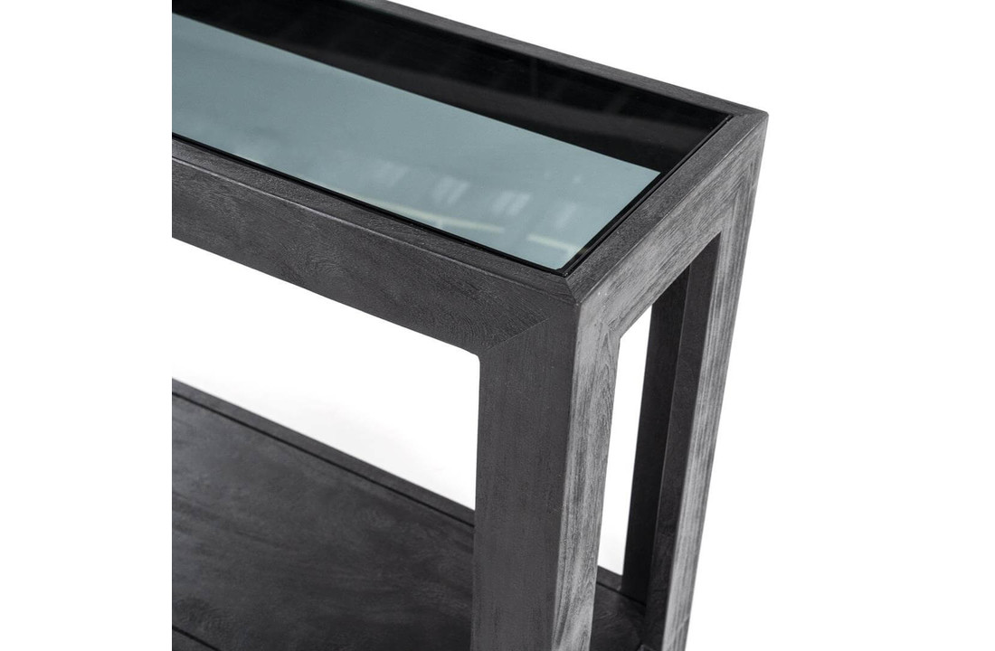 Sidetable Liam 120x35x75 - zwart