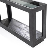 Sidetable Liam 120x35x75 - zwart
