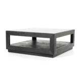 Salontafel Liam 95x95 - zwart