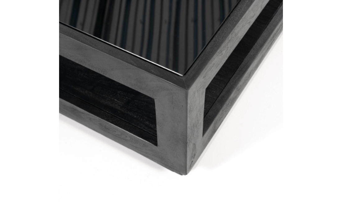 Salontafel Liam 95x95 - zwart