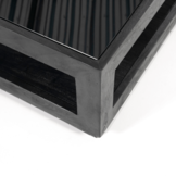 Salontafel Liam 95x95 - zwart