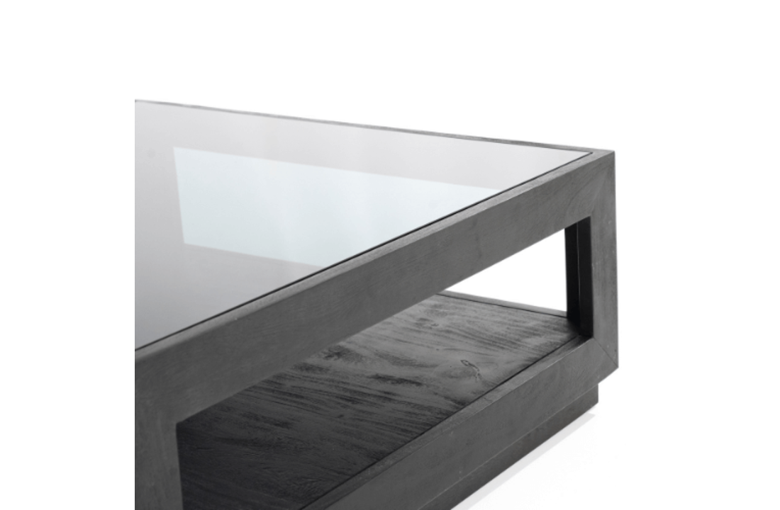Salontafel Liam 95x95 - zwart