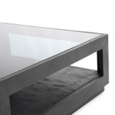 Salontafel Liam 95x95 - zwart