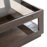 Salontafel Liam 95x95 - bruin