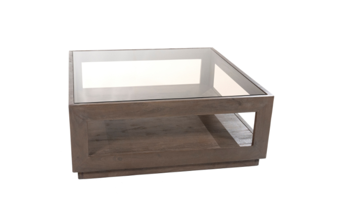 Salontafel Liam 95x95 - bruin